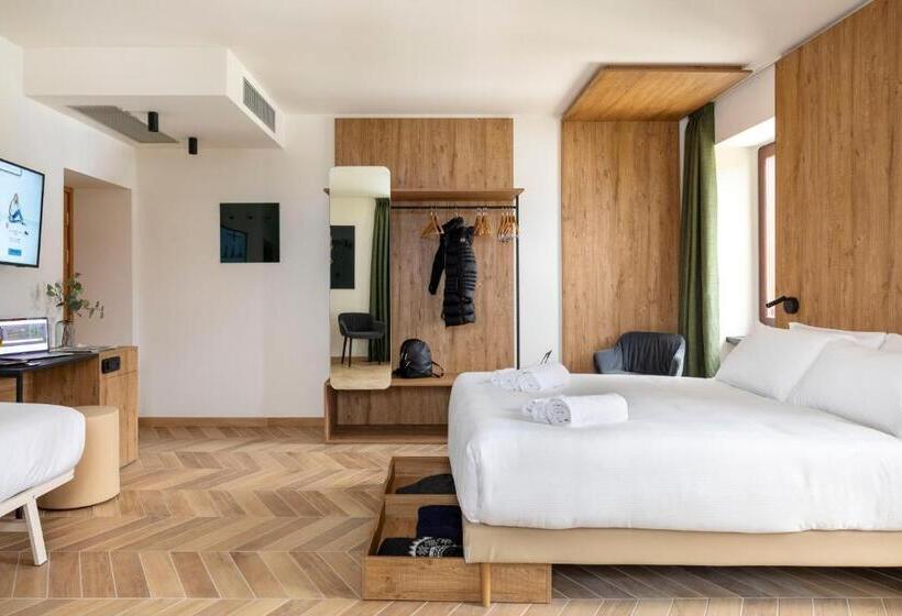 غرفة قياسية رباعية, B&b Hotel Passo Tre Croci Cortina