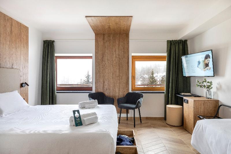 غرفة قياسية رباعية, B&b Hotel Passo Tre Croci Cortina