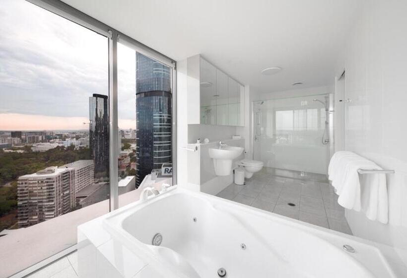 침실 3개 아파트, Oaks Brisbane On Felix Suites