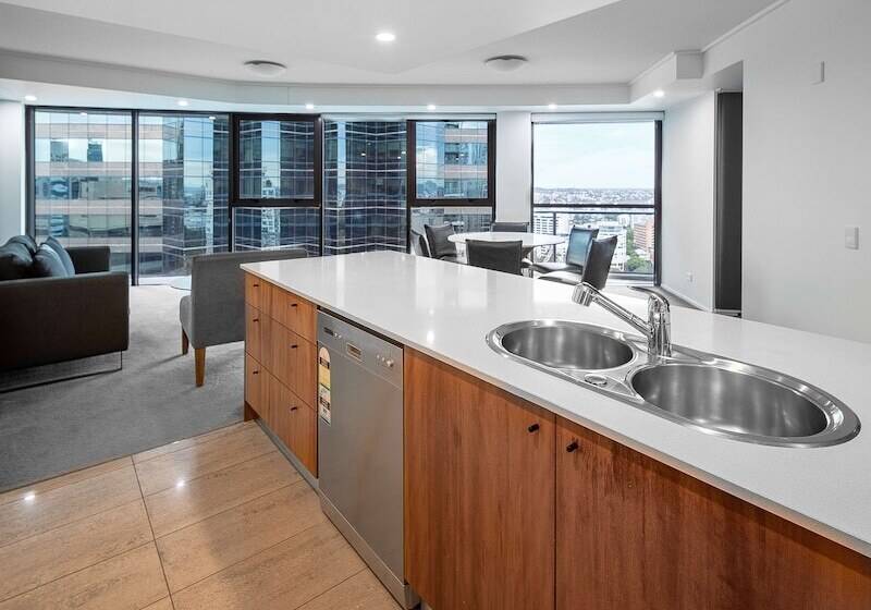 침실 3개 아파트, Oaks Brisbane On Felix Suites