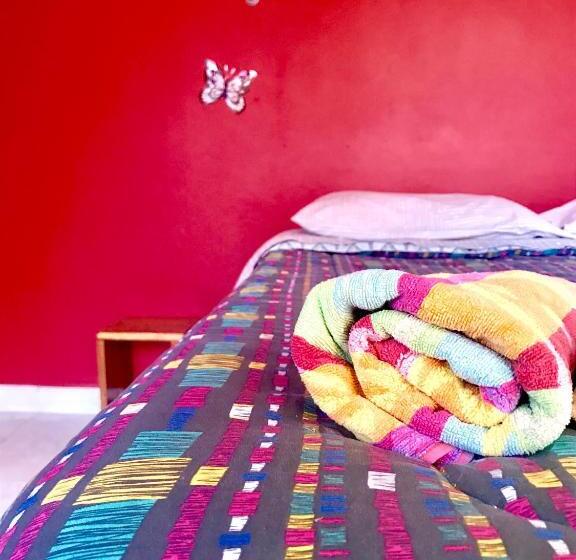 اتاق یک تخته با چشم‌انداز باغ, Surf House Chicama