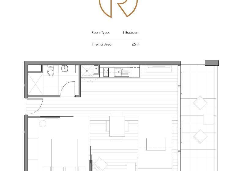 آپارتمان 1 خوابه, Oaks R Suites Geelong