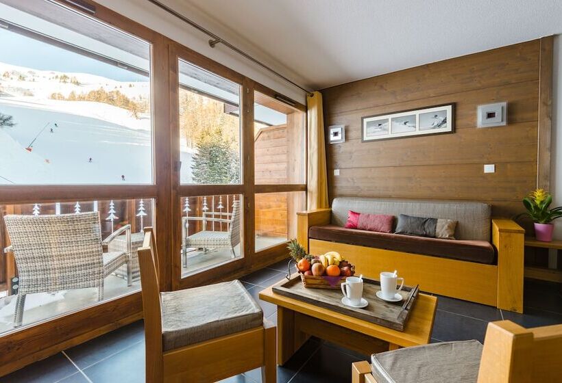 Апартаменты 1 Спальня, Lagrange Vacances Les Chalets Edelweiss
