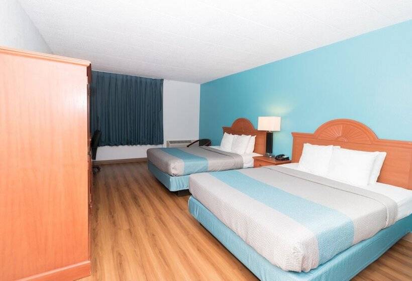 스탠다드 룸 더블 침대 2개, Motel 6 Clarion Pa