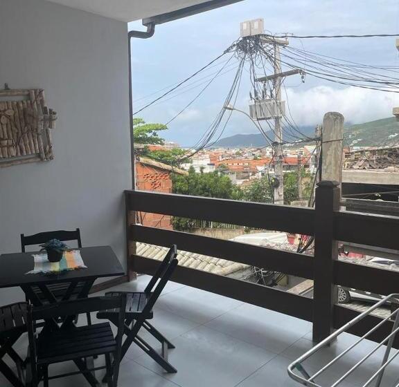 اتاق استاندارد چهارنفره با بالکن, Canto Da Praia Suítes