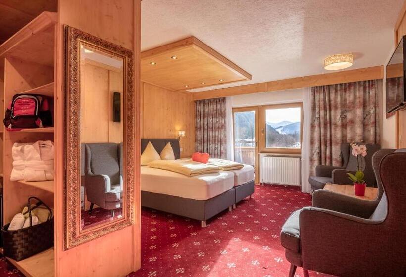 اتاق استاندارد با بالکن, Hubertushof   Ihr Hotel Mit Herz