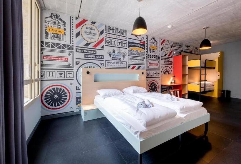 Quarto Quádruplo Estandar, Meininger Hotel Bordeaux Gare Saint Jean