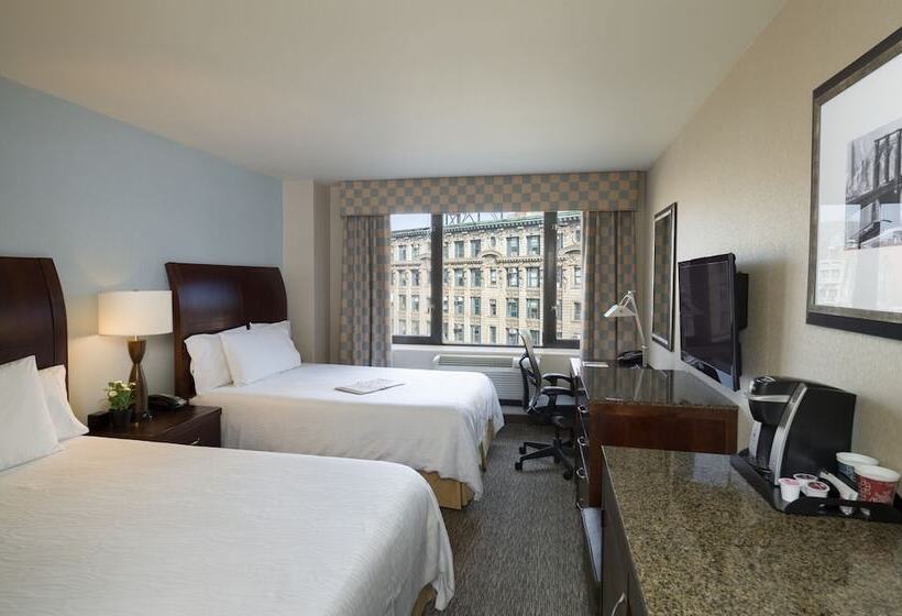 اتاق استاندارد با 2 تخت دوبل, Hilton Garden Inn New York/tribeca