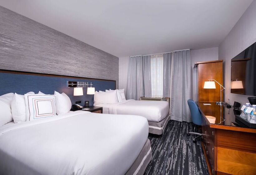 اتاق استاندارد با 2 تخت دوبل, Fairfield By Marriott New York Manhattan Times Square