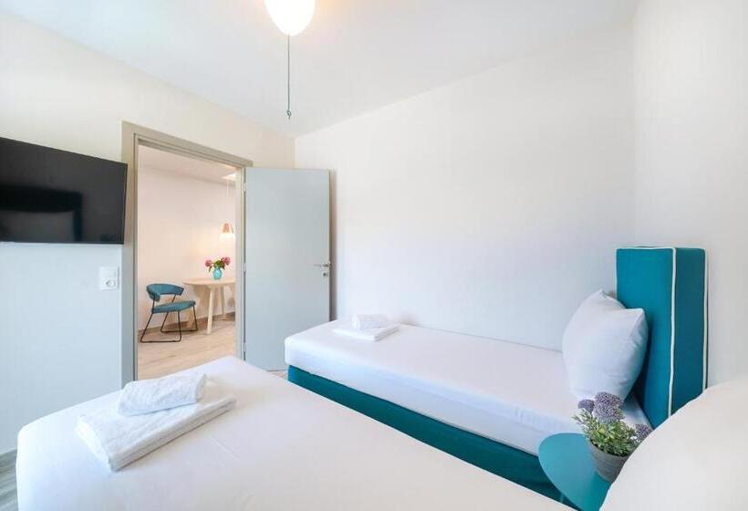 침실 2개 아파트, Iliomagic Luxury Suites Thassos
