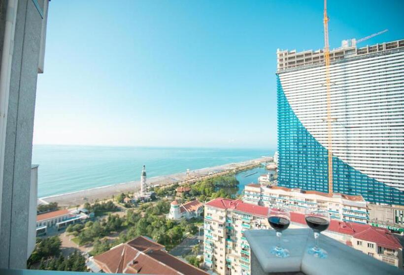 آپارتمان 1 خوابه با چشم‌انداز دریا, Orbi Sea Tower