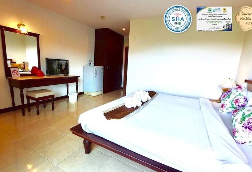 디럭스 룸, Mei Zhou Phuket Hotel   Sha Plus