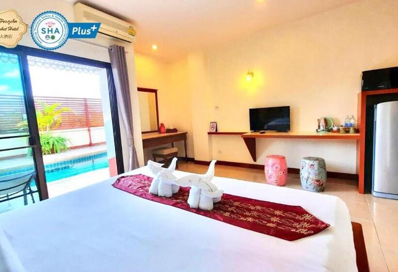 이그제큐티브 룸, Mei Zhou Phuket Hotel   Sha Plus