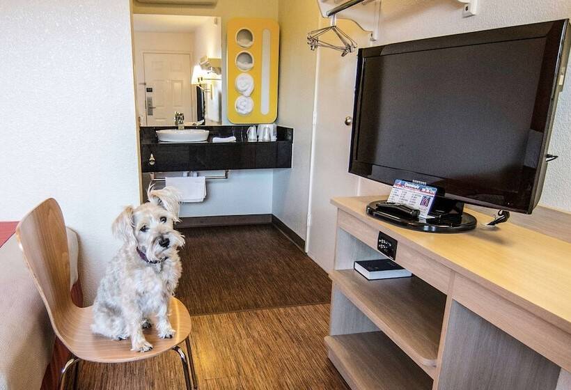 Номер Стандарт 2 Двуспальные Кровати, Motel 6coeur D Alene, Id