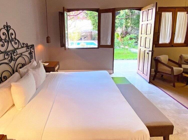 プールの見えるデラックスルーム, Casa Lucia Hotel Boutique