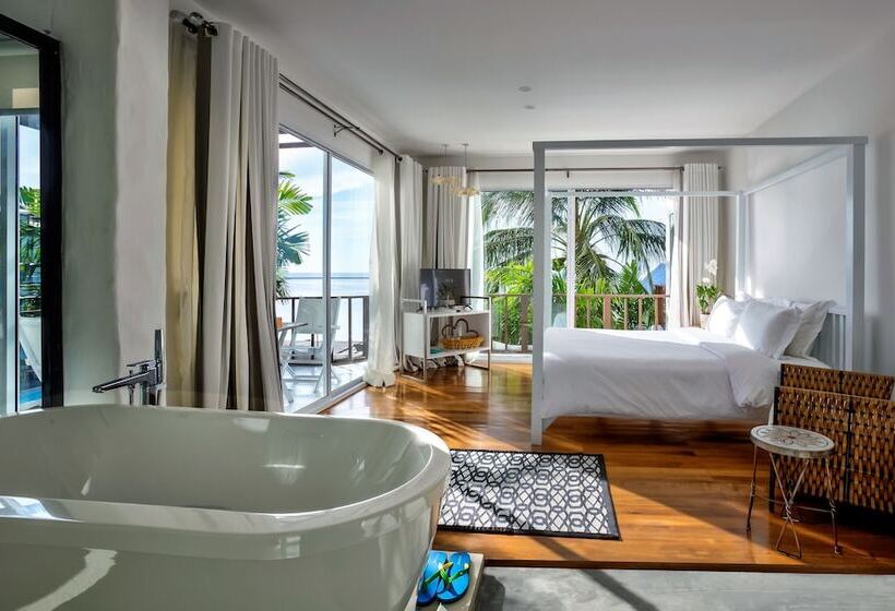 اتاق لوکس با تراس, Villa Nalinnadda Petite Hotel & Spa, Adults Only   Sha Extra Plus