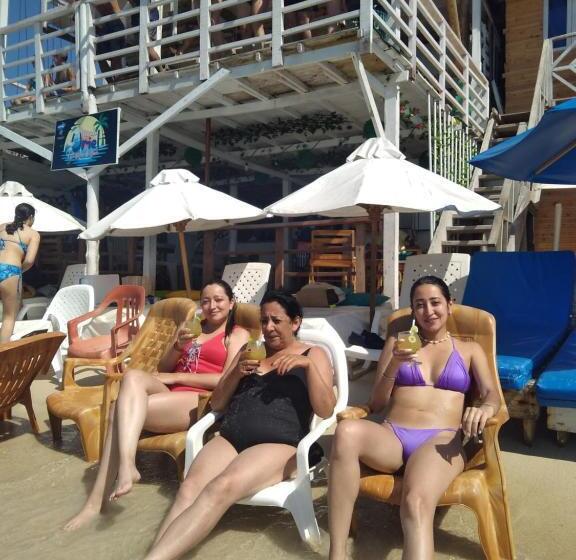 패밀리 룸 바다 전망, Posada Donde Uriel Playa Tranquila