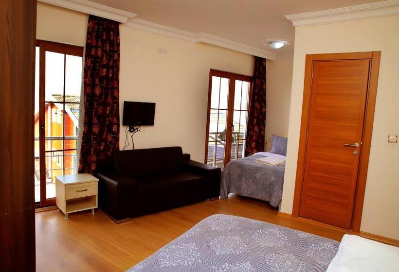 اتاق سه نفره سوپریور با چشم‌انداز دریا, Miletus Otel şile