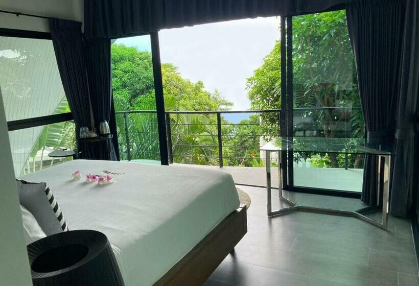 اتاق لوکس با بالکن, Villa The Spot Koh Samui