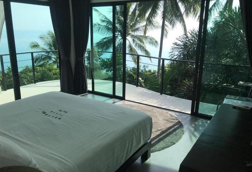 اتاق استاندارد با چشم‌انداز دریا, Villa The Spot Koh Samui