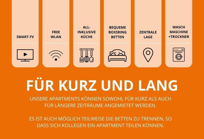 带1个卧室的公寓, Stay@ma Boardinghouse Mannheim