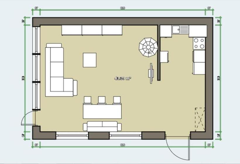 کلبه ییلاقی سوپریور یک خوابه, Casa Qirih