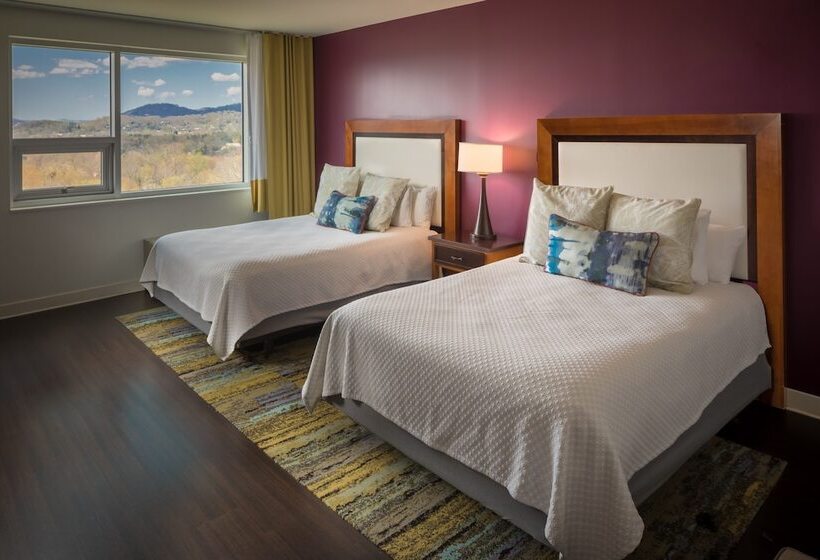 اتاق استاندارد با 2 تخت دوبل, Indigo Asheville Downtown, An Ihg