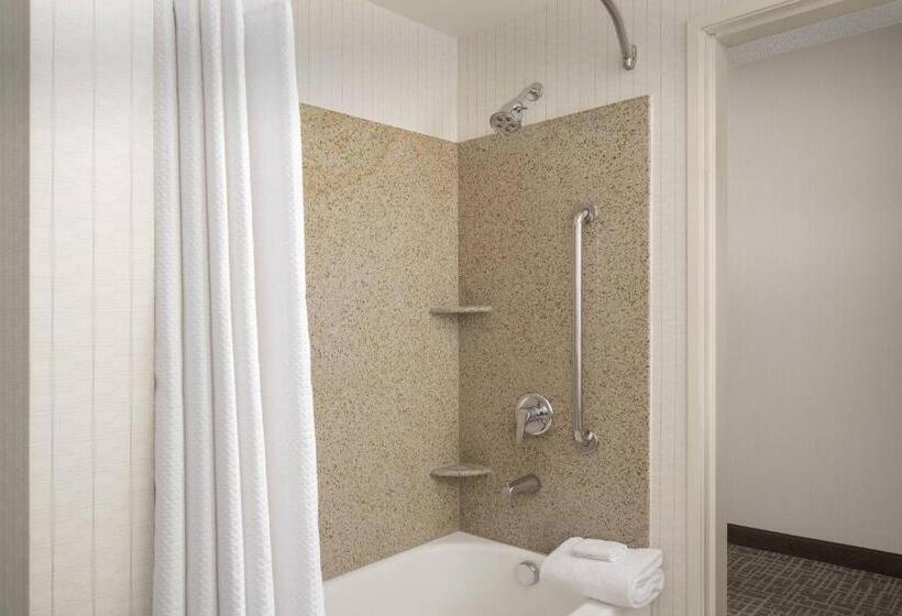 Engelliler için Büyük Çift Kişilik Yataklı Standart Oda, Courtyard Tacoma Downtown