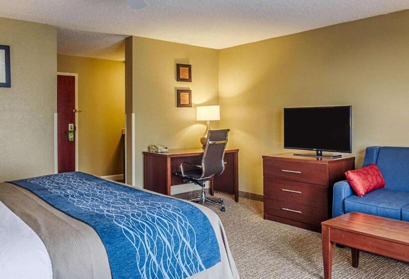 Люкс Кровать Кинг, Comfort Inn & Suites Graftoncedarburg
