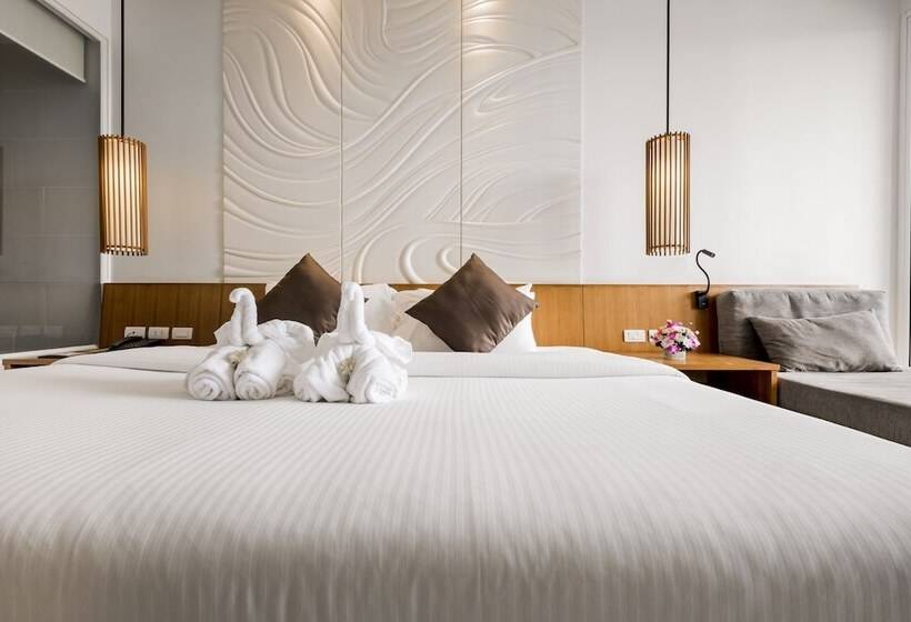 풀장 전망 디럭스 룸, G Hua Hin Resort & Mall