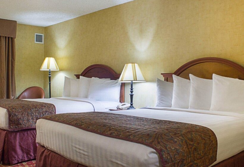 带2个双人床的标准工作室, Rodeway Inn Columbia Mall Loop