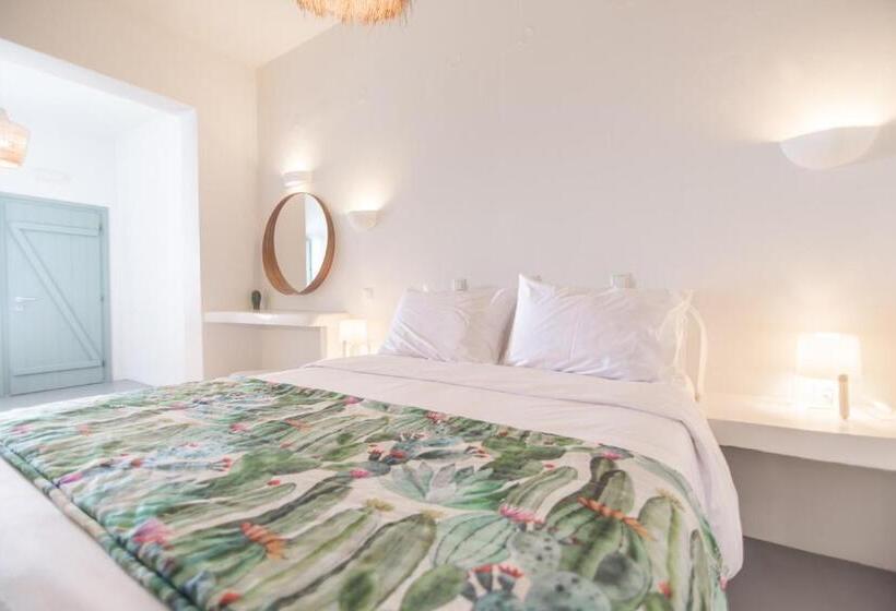 اتاق اساندارد با چشم‌انداز جانبی به دریا, Agave Santorini Design Boutique