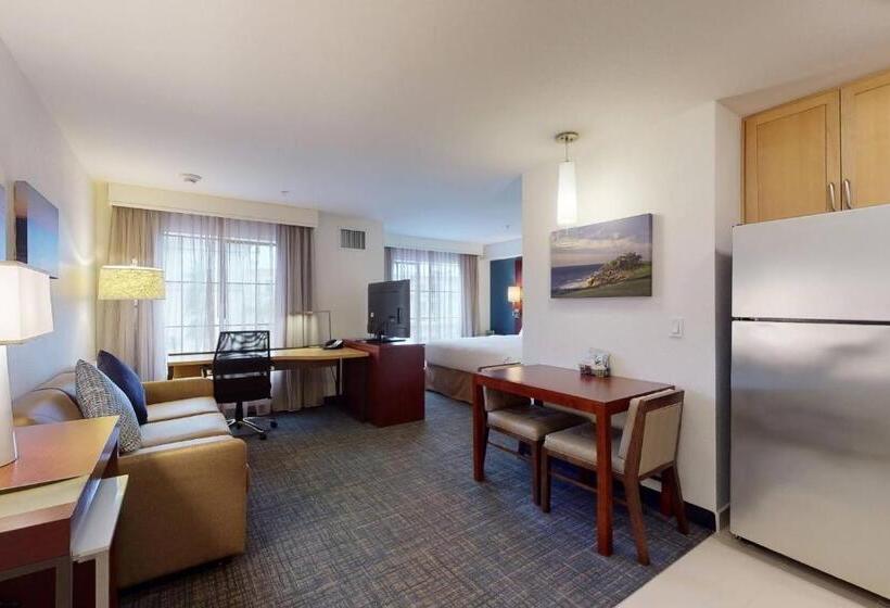 带大床的标准工作室, Residence Inn San Diego Del Mar