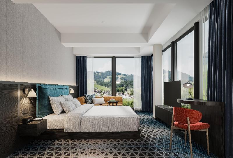 キングサイズベッドのスタンダードルーム, Holiday Inn Queenstown Remarkables Park