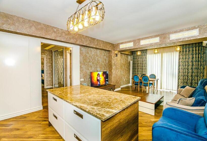 آپارتمان 1 خوابه با چشم‌انداز دریا, Park Azure Residance