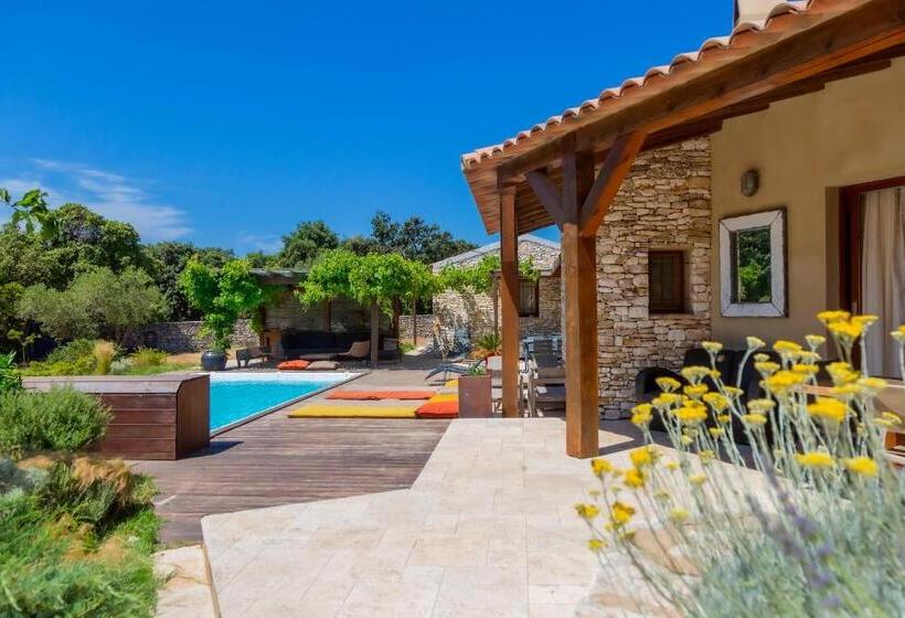 اتاق استاندارد با تراس, Les Chambres Soleluna Bonifacio