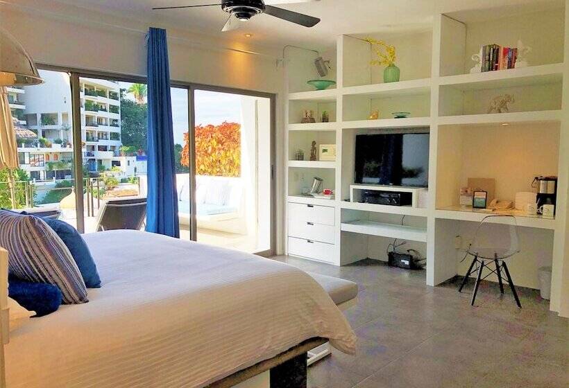 اتاق لوکس با چشم‌انداز دریا, Casa Cupula Luxury Lgbt Boutique