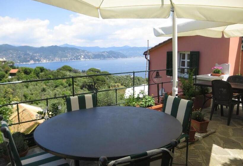 标准间带阳台, Agriturismo Terre Rosse Portofino
