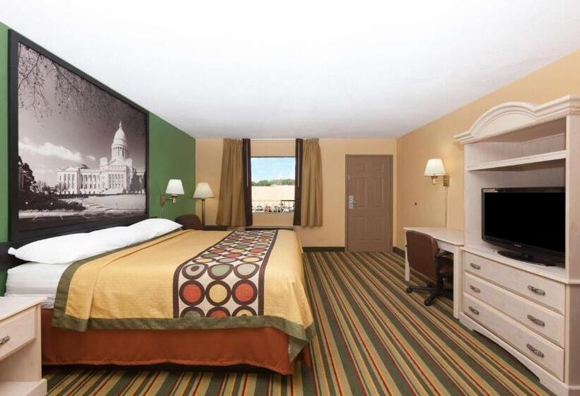 장애인을 위한 킹사이즈 침대 스탠다드 룸, Super 8 By Wyndham Jacksonville Ar
