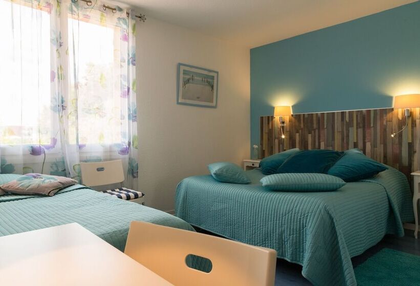 Номер Стандарт Трехместный, Logis Hôtel Corintel Bordeaux Est