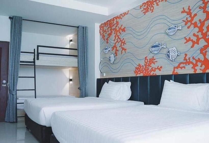 غرفة عائلية مطلّة علي البحر, Norn Talay Surin Beach Phuket