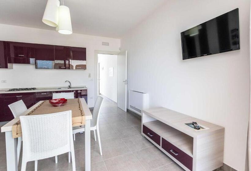 آپارتمان 1 خوابه با بالکن, Blu Marine Residence