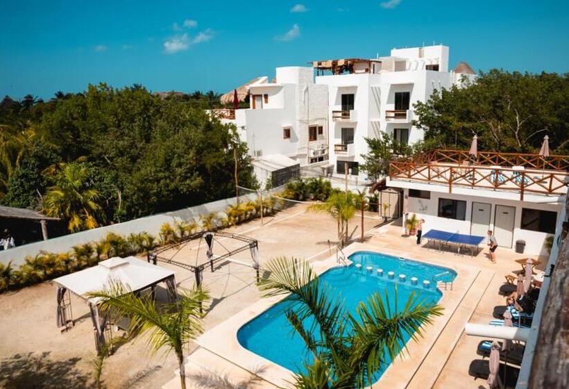 اتاق لوکس با تخت بزرگ, Villas Palmar Holbox