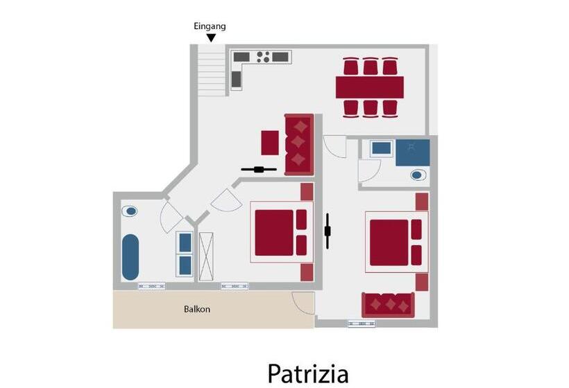 Апартаменты Пентхаус 2 Спальни, Apart Relax