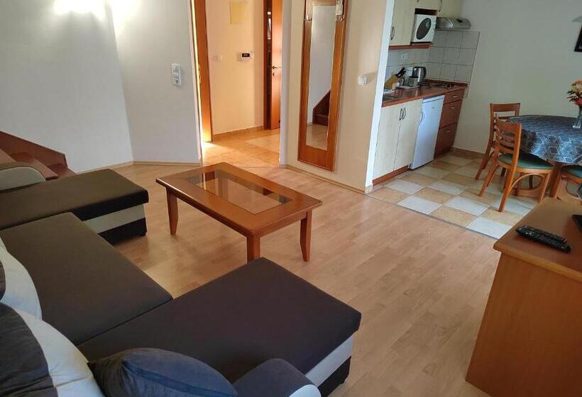آپارتمان 1 خوابه با تراس, Garda Wellness Apartmanház