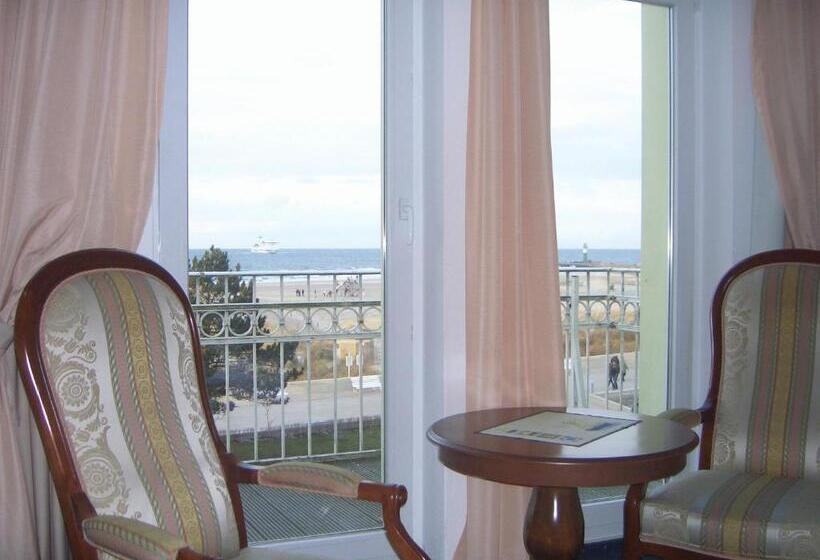 带1个卧室的带海景的公寓, Bellevue Warnemünde