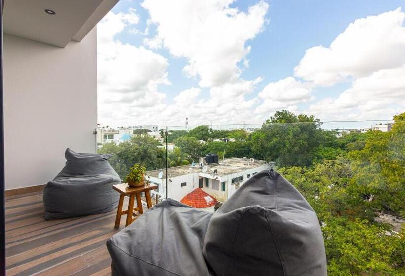 1 Bedroom Penthouse Apartment, Toh House Luxury By Boutique Apartments Mx