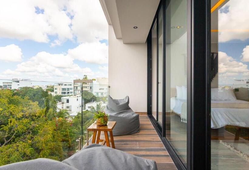 1 Bedroom Penthouse Apartment, Toh House Luxury By Boutique Apartments Mx