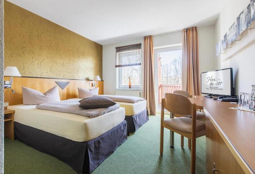 Номер Deluxe с Балконом, Wagners Seehotel Schleusingen