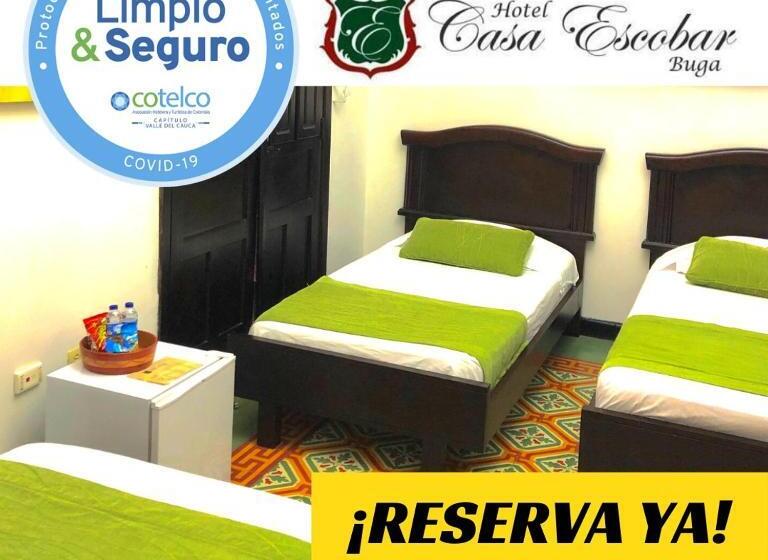 Номер Стандарт Трехместный, Casa Escobar Buga